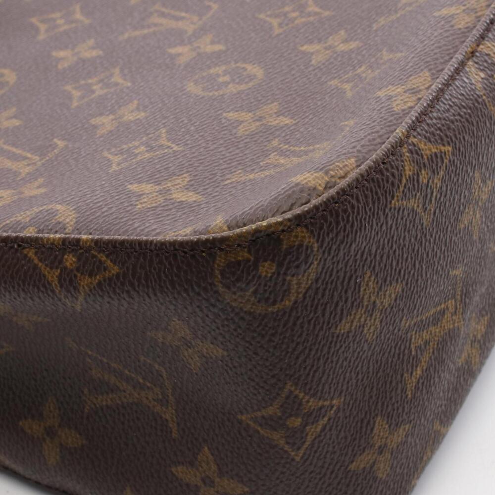 LOUIS VUITTON Brown Monogram Leather Looping MM Shoulder Bag - Picture 8 of 9